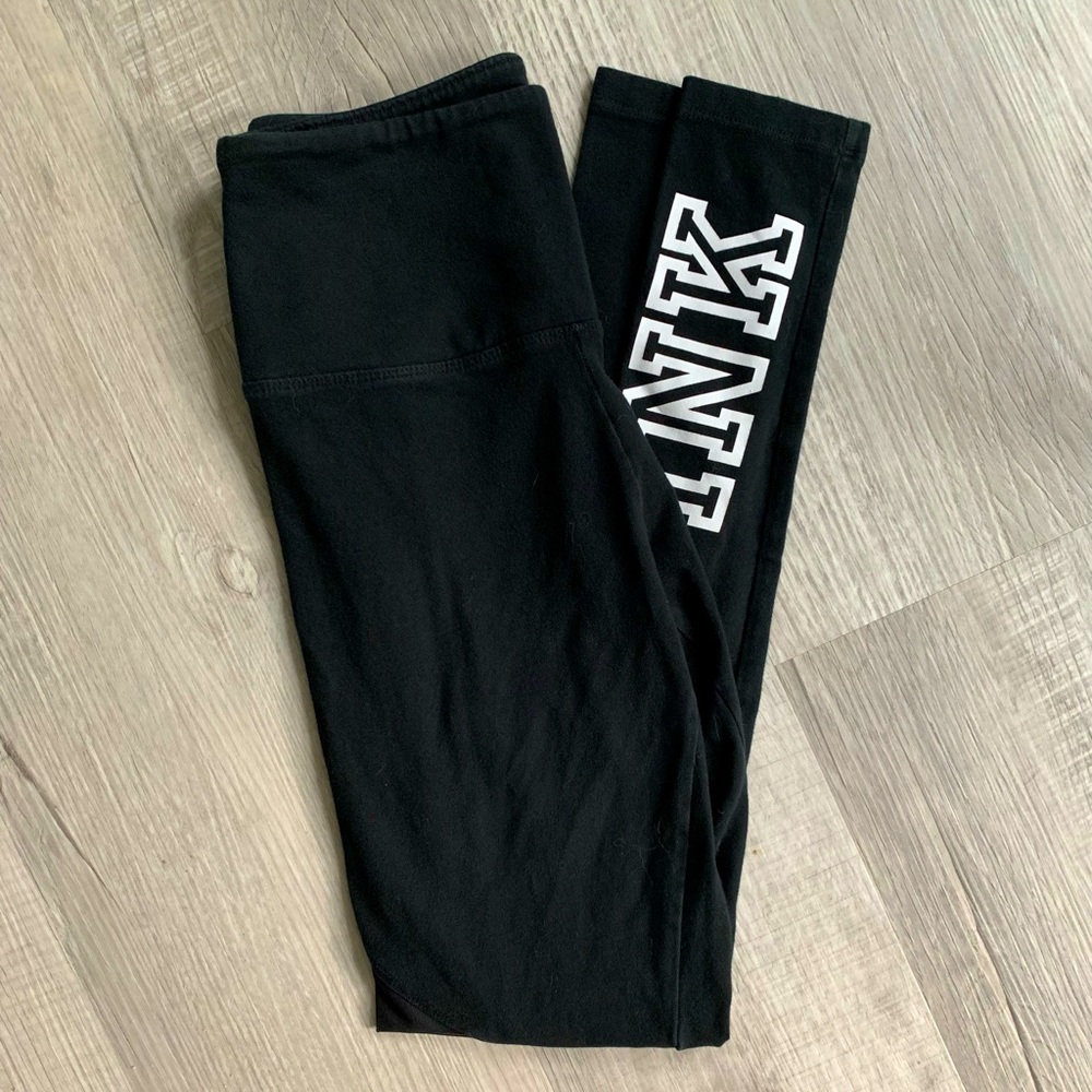 VS Pink Mesh Leggings